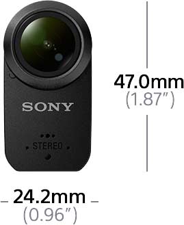 Sony HDR-as50 tamaño